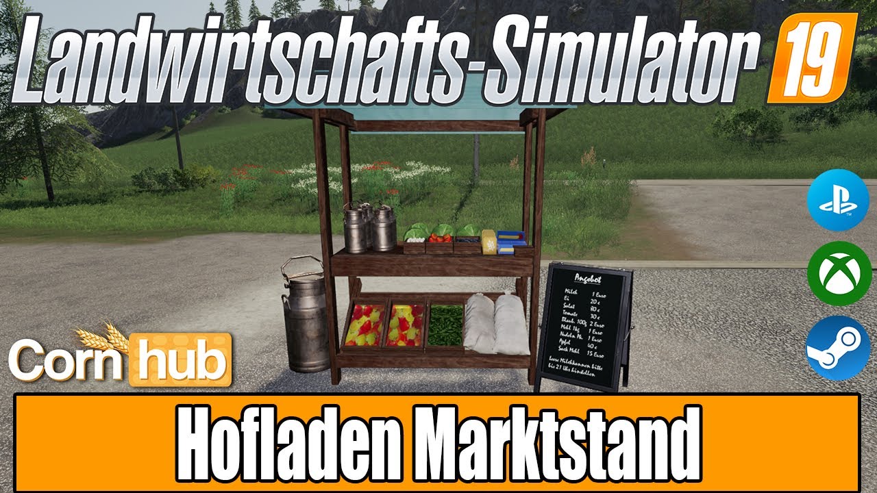 LS19 Modvorstellung - Hofladen Marktstand - LS19 Mods