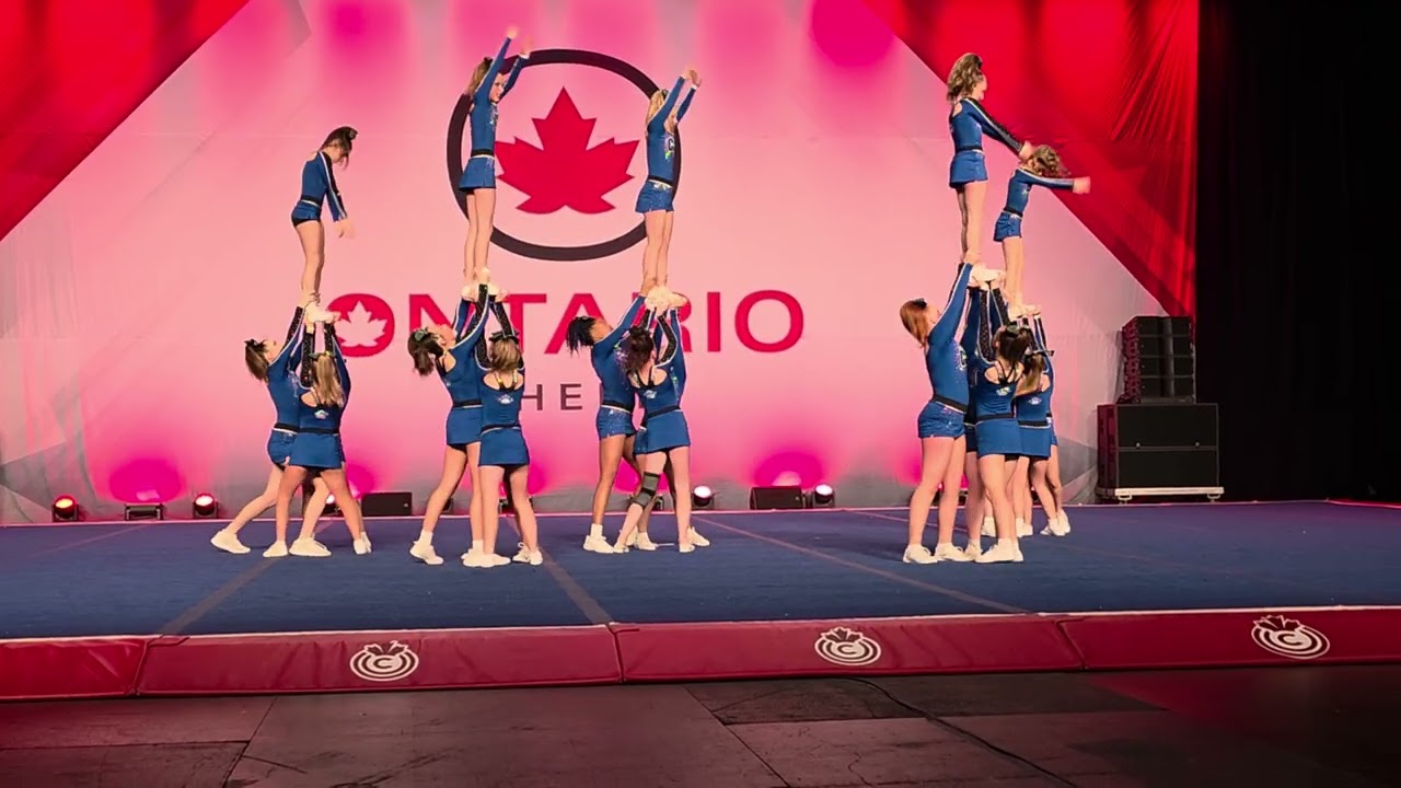Champion Cheer Academy Allstar Cheerleading U16 Level 2. HALO. OCF Provincials Day one. Brampton