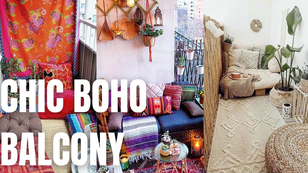 Chic Boho Balcony Decoration Ideas. How to Decorate Boho Balcony?
