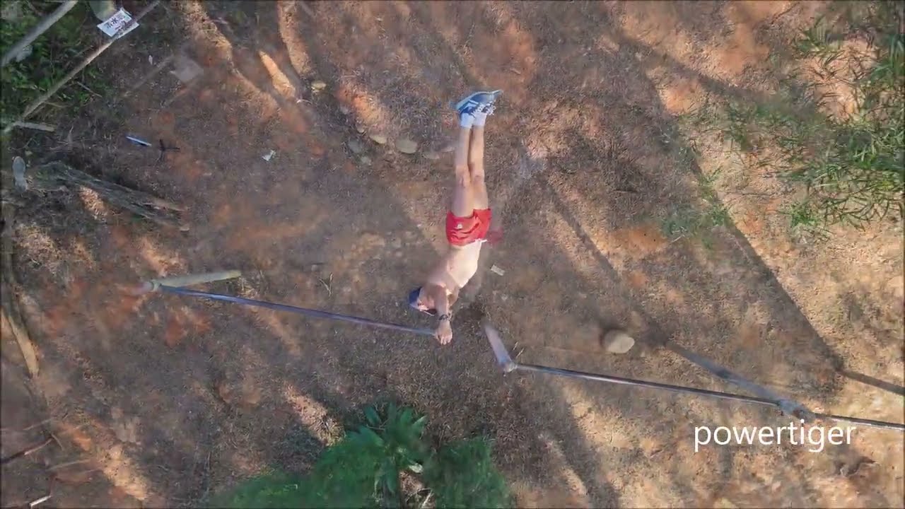 紅褲老男孩之：社頭中央嶺步道之一台平台健身區