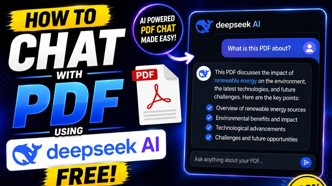 Как бесплатно общаться с PDF-документами с помощью DeepSeek AI