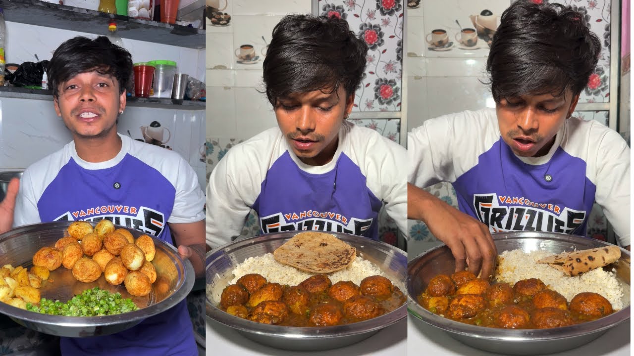Aaaj egg bana ke khaya bahut sara 😋  #challenge #food #eating #foodie #cooking 