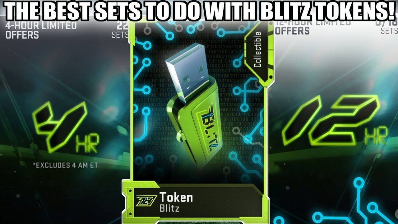 THE BEST SETS TO DO WITH BLITZ TOKENS! BEST BLITZ TOKEN SETS! | MADDEN 19 ULTIMATE TEAM