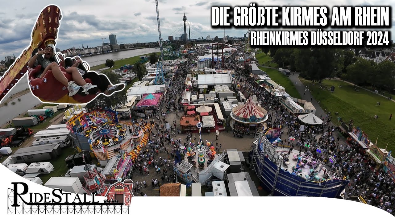 Rheinkirmes Düsseldorf 2024 - jede Menge coole Attraktionen auf der größten Kirmes am Rhein | VLog