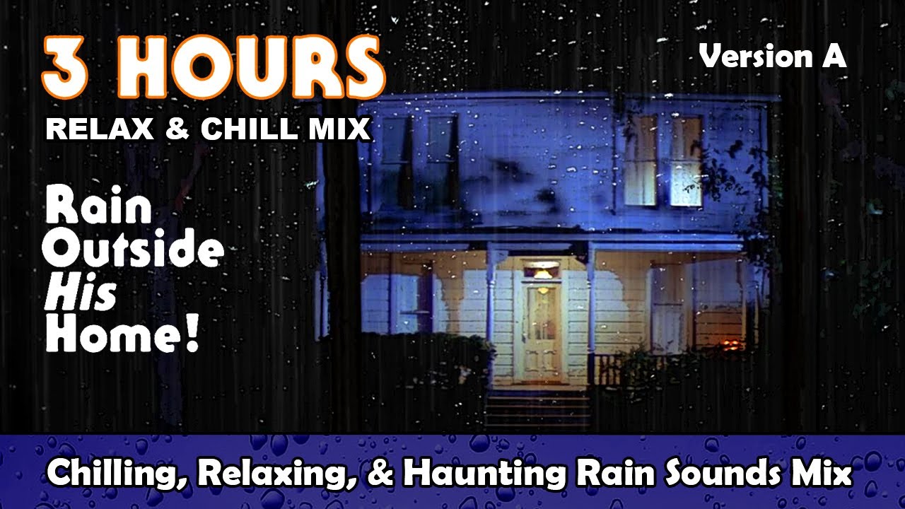 Halloween Rain Sounds at Michael Myers House [Relaxing Mix] 3 Hours - Chilling Ambient Thunderstorm