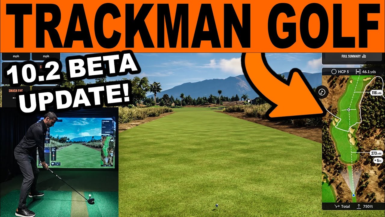 Trackman Golf Simulator Update! Games, New Practice Modes, & More!