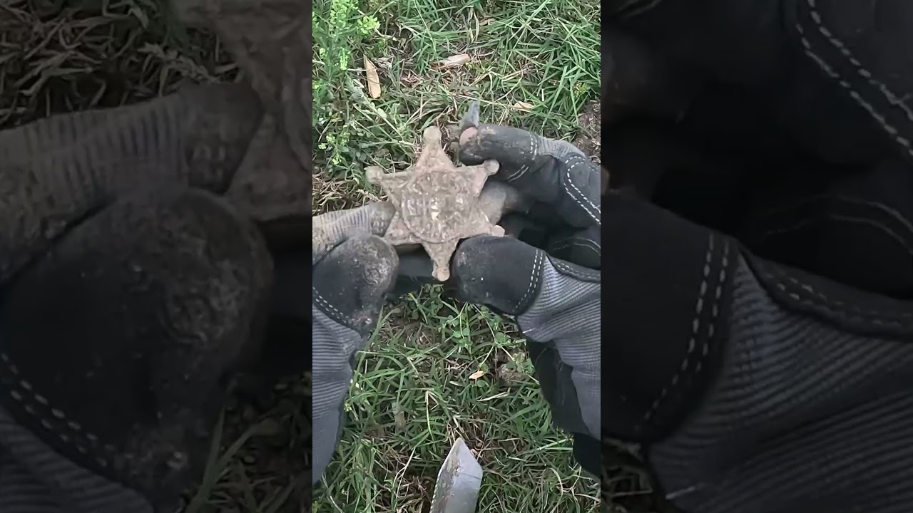 A Texas Ranger Sheriff? #shorts #metaldetecting