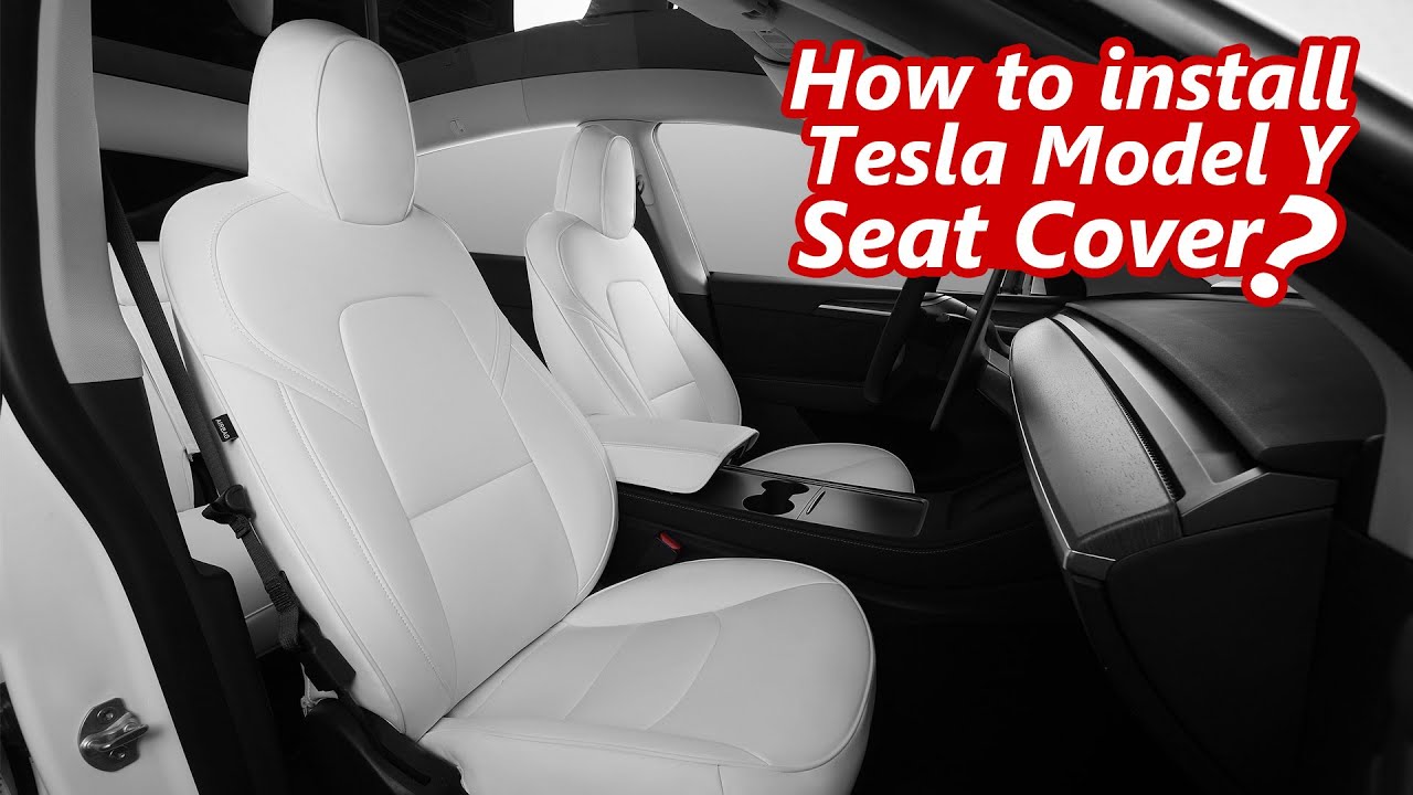 How to install Tesla Model Y 2020 2021 2022 Seat Cover
