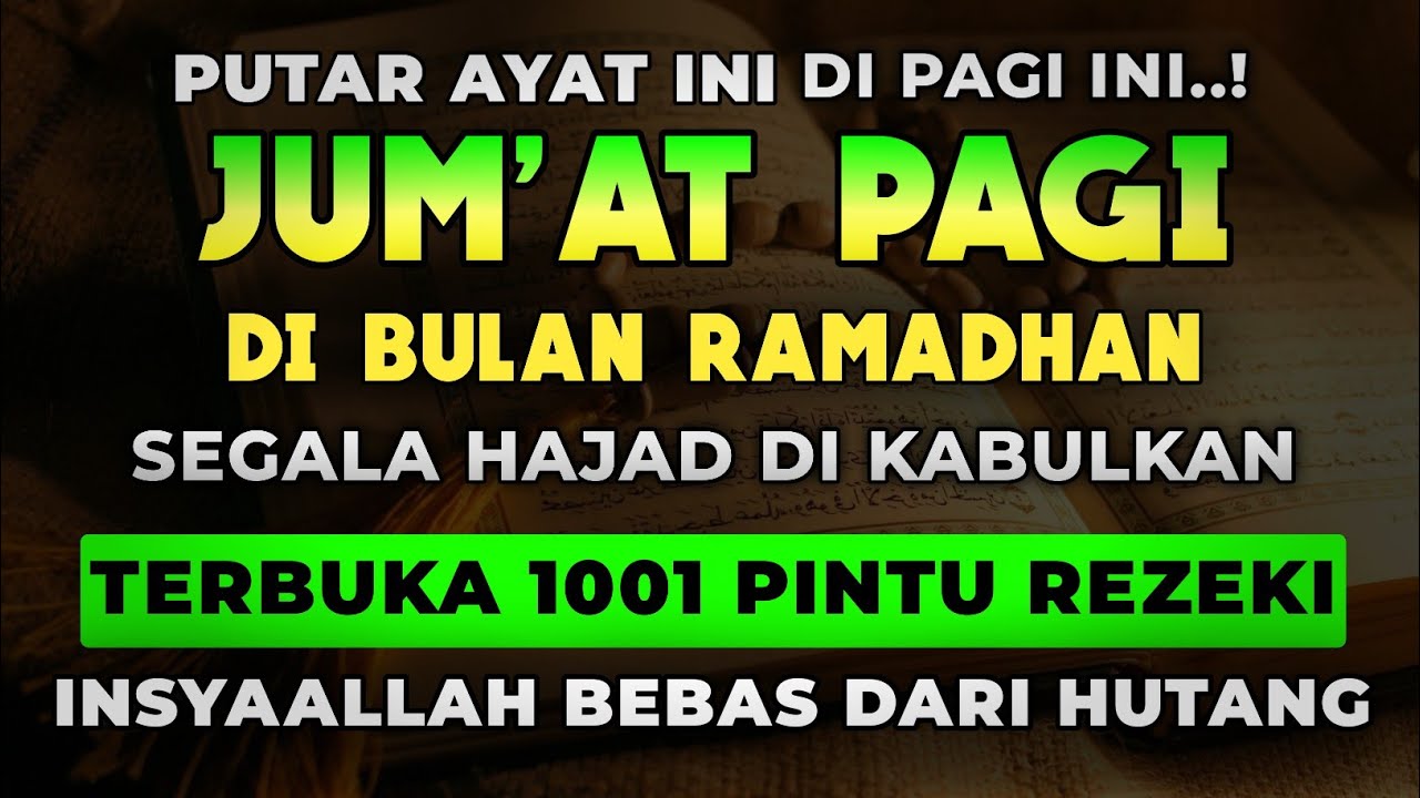 DZIKIR PAGI & DOA PEMBUKA REZEKI DARI SEGALA PENJURU 