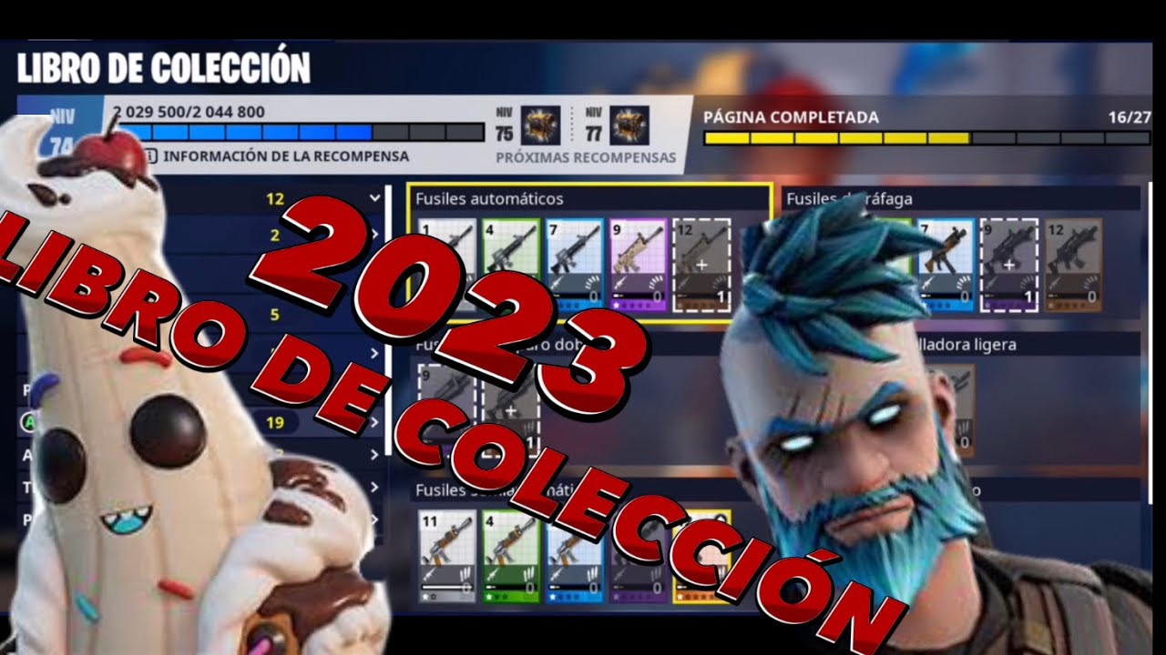 Fortnite Salvar El Mundo COMO USAR EL LIBRO DE COLECCIÓN 2023