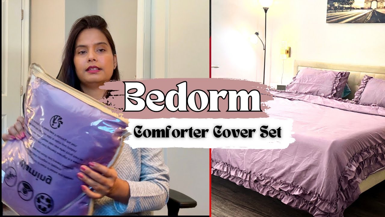 Unboxing Comforter Cover Set From Bedrom!