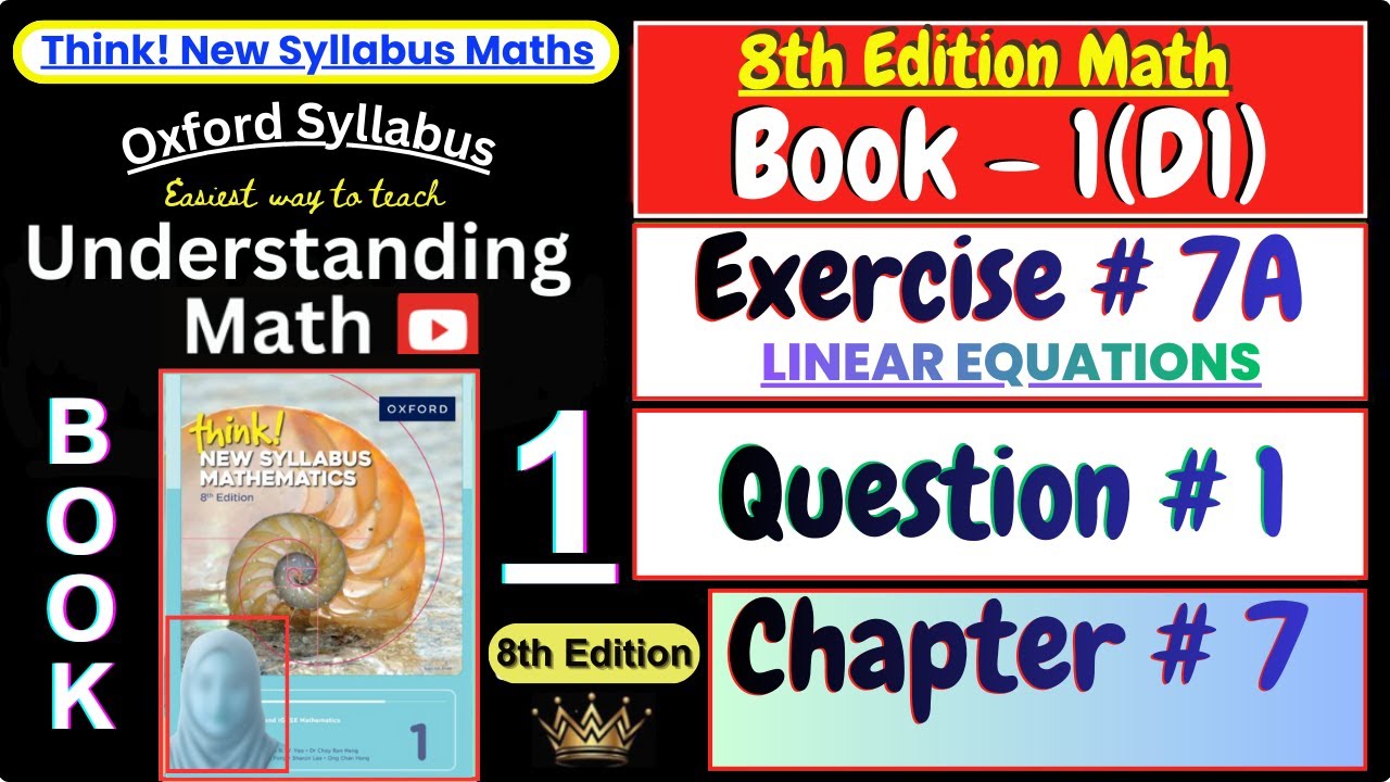 Exercise 7A Question 1 | Chapter 7 | Book 1 (D1) | Think New Syllabus Mathematics 8th Edition