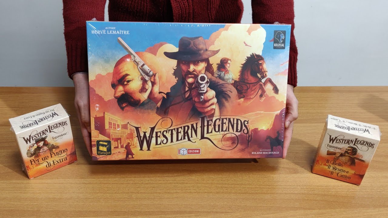 Unboxing di Western Legends e delle sue espansioni