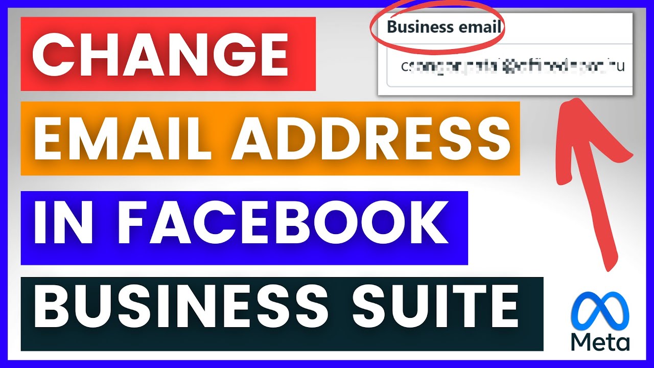How To Change Email Address In Facebook Business Suite? [in 2025] (Facebook Business Manager)