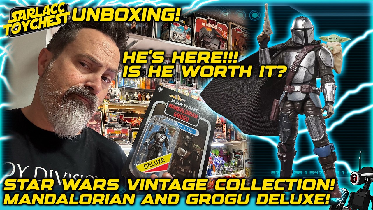 Распаковка и обзор набора Vintage Collection Mandalorian & Grogu 2-Pack | Киноверсия!
