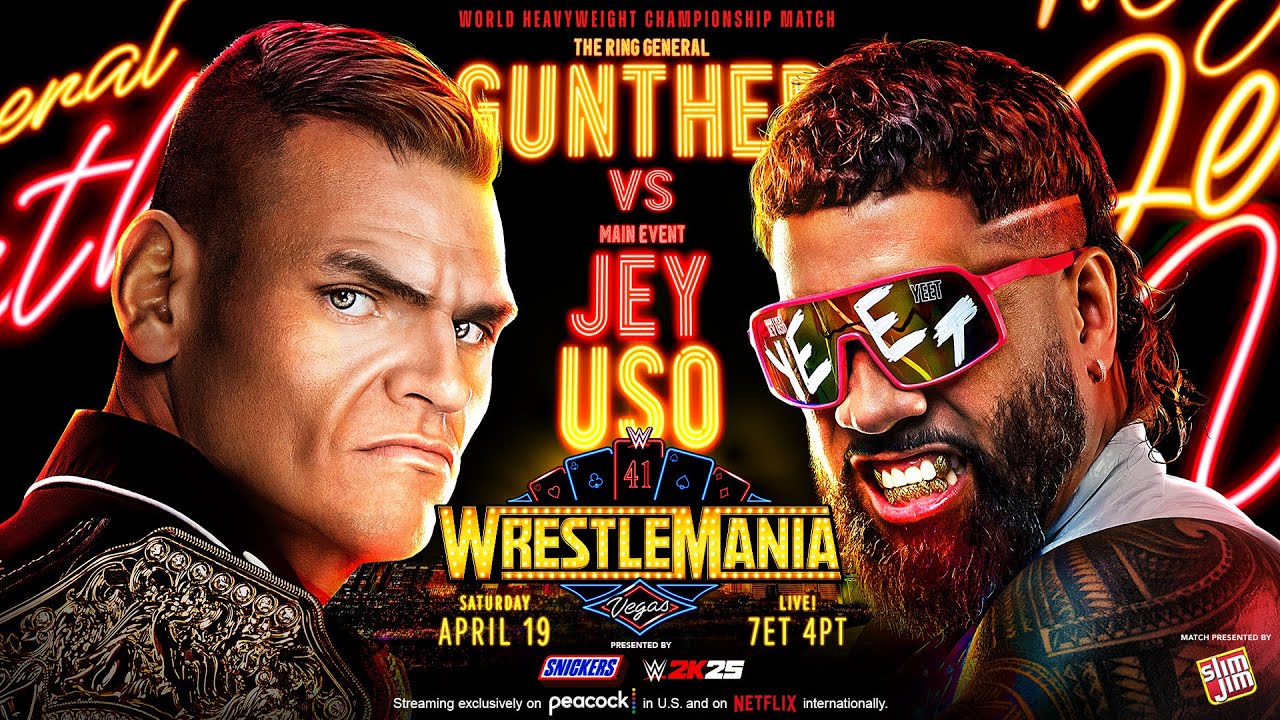 Gunther vs. Jey Uso | World Heavyweight Title Match: WrestleMania 41 Hype Package