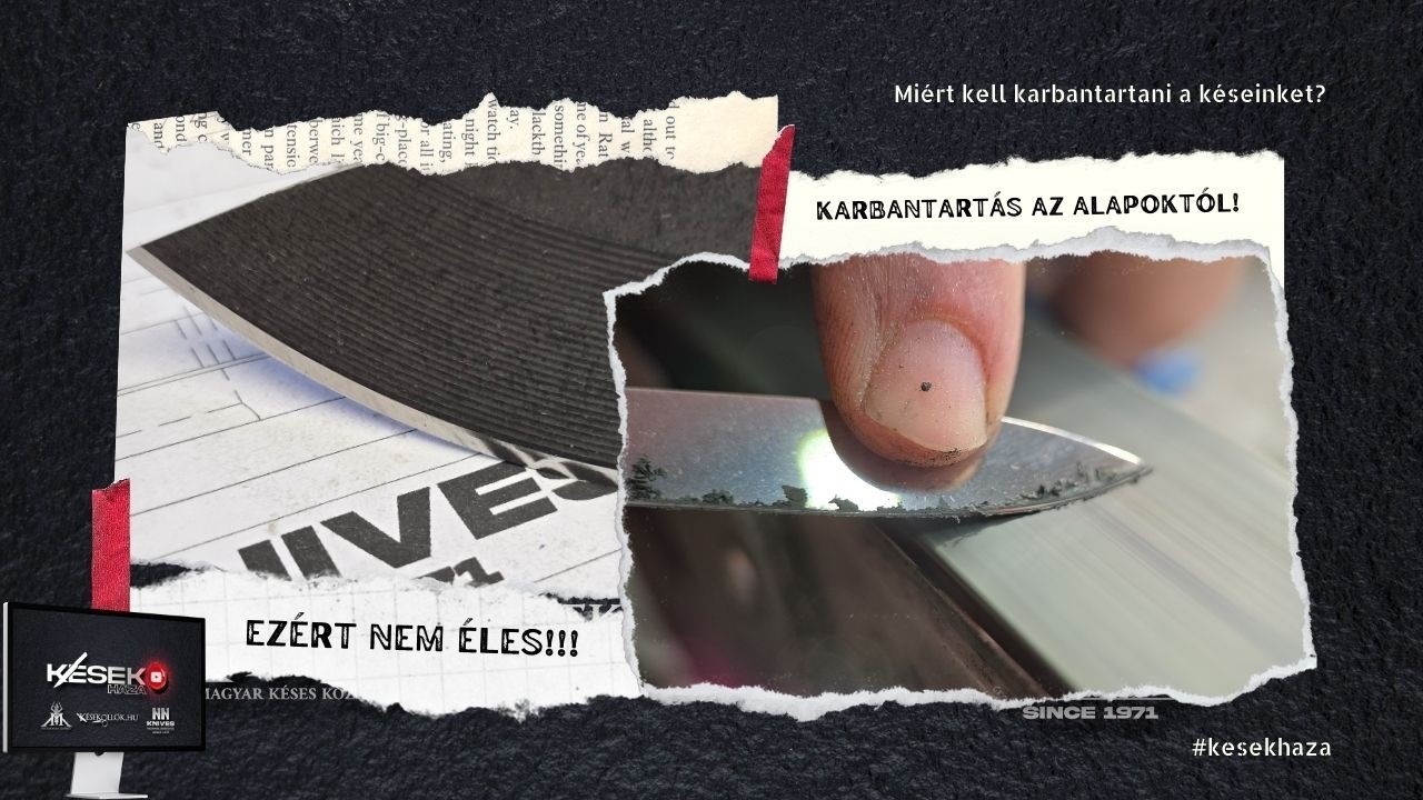NN-Knives - karbantartási tutorial! Ezért nem éles a késed! 1. rész! #workout #work