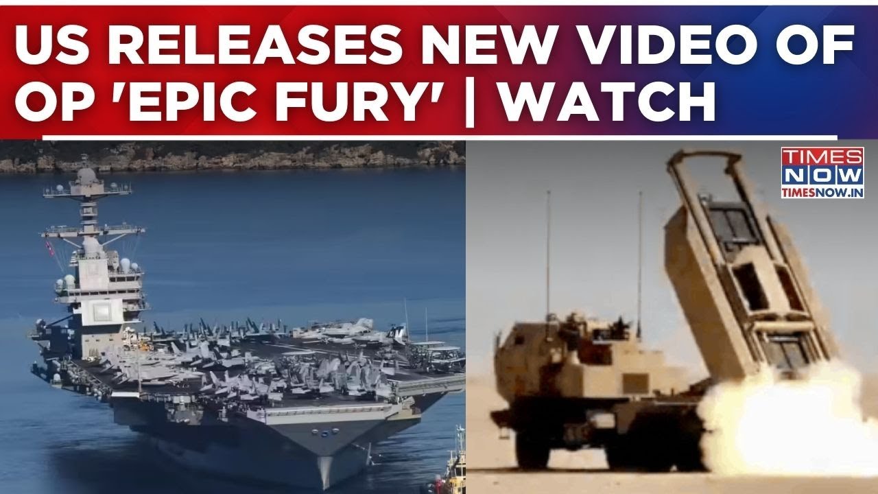 US Drops New Video Of Operation 'Epic Fury': USS H.W. Bush Joins Ford In Mediterranean | Watch
