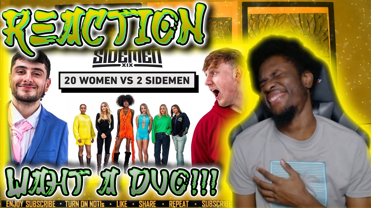 20 WOMEN VS 2 SIDEMEN: ANGRY GINGE & DANNY AARONS EDITION [REACTION]