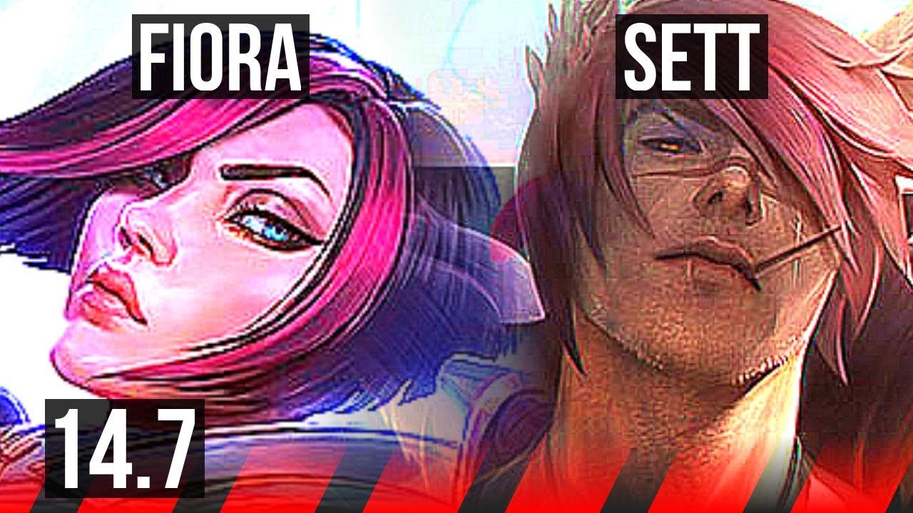 FIORA vs SETT (TOP) | Godlike, 400+ games, 9/3/6, 39k DMG | BR Diamond | 14.7