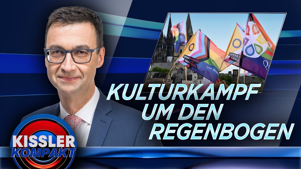 Streit um Progress-Pride-Flagge: der Regenbogen ist kein Staatssymbol | KISSLER Kompakt am 25.07.25