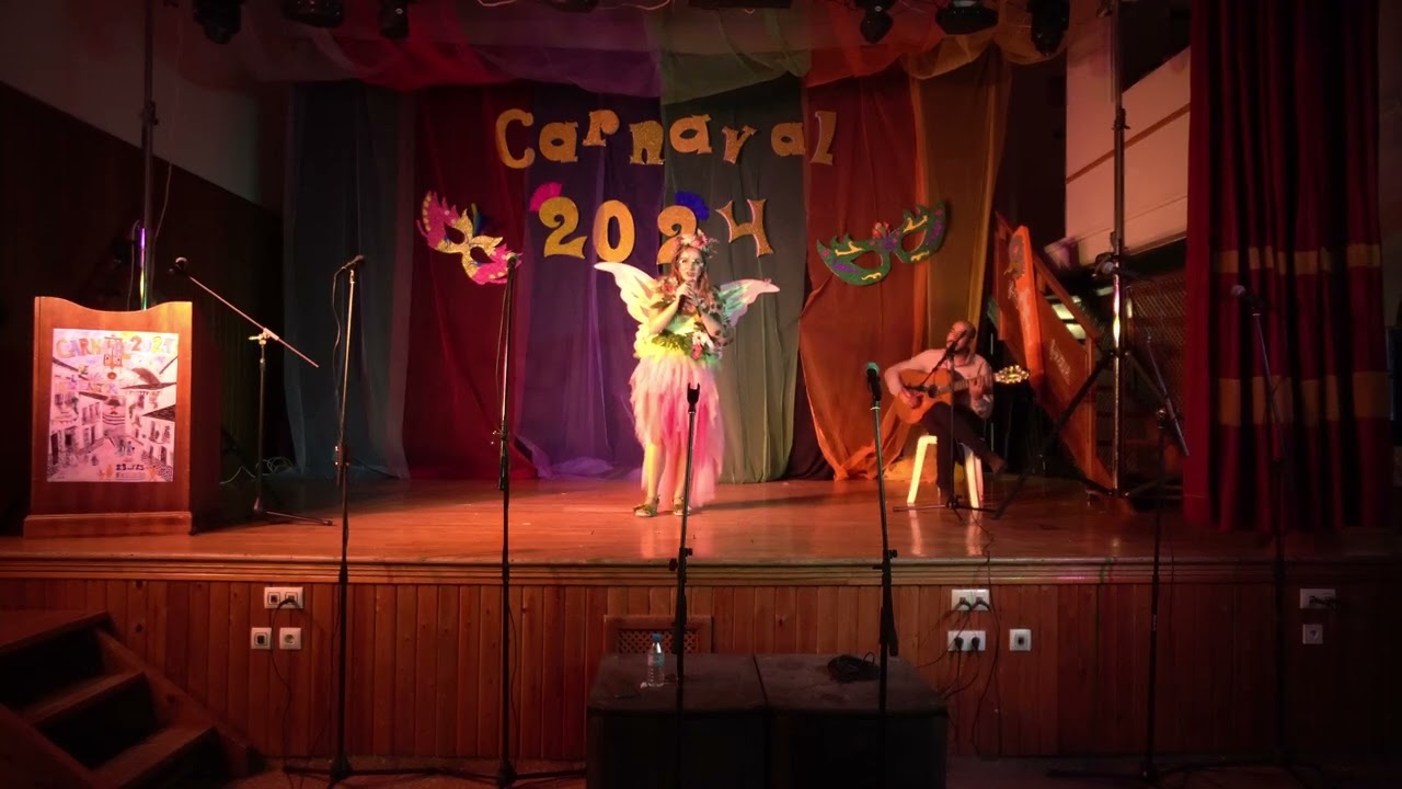 Pregón Carnaval El Gastor 2024. a cargo de Natalia Marín Mira, joven cantante, carnavalera y actriz.