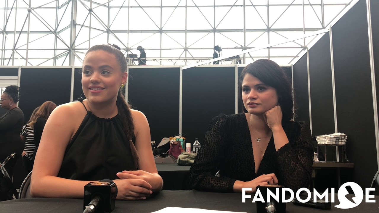 'Charmed' Roundtable -  Sarah Jeffrey & Melonie Diaz at New York Comic Con 2019