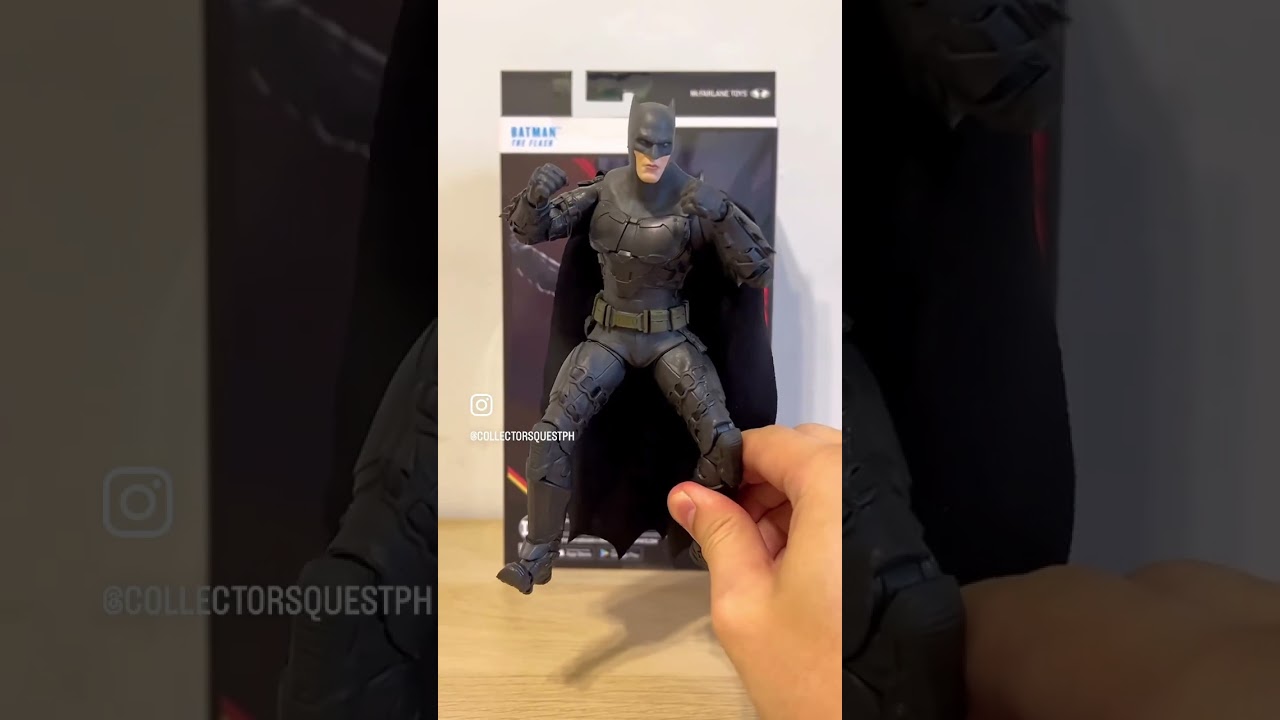 DC Mcfarlane The Flash Movie Ben Affleck Batman Figure Unboxing & Review