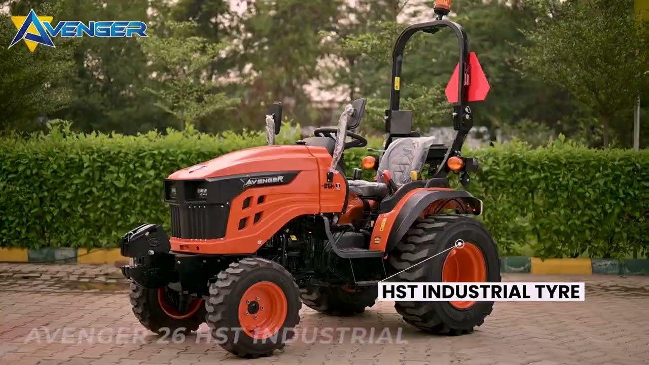 AVENGER 26 HST Hydrostatic Transmission 4WD &ndash; Ultimate Power & Precision in a Compact Tractor!