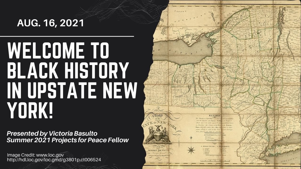 Welcome to Black History in Upstate New York!