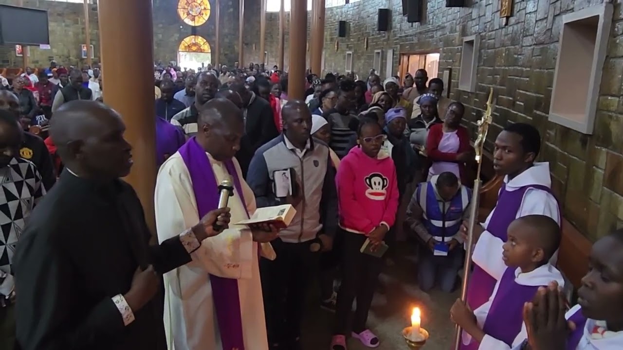 Njia ya Msalaba; Kituo cha tisa, kumi na kumi na moja. Kanisa la Kristu Mfalme Nakuru 