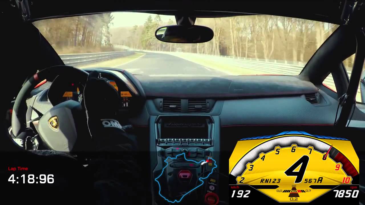 Aventador LP 750-4 SV - Official Under 7 min Nurburgring Lap #UNDER7