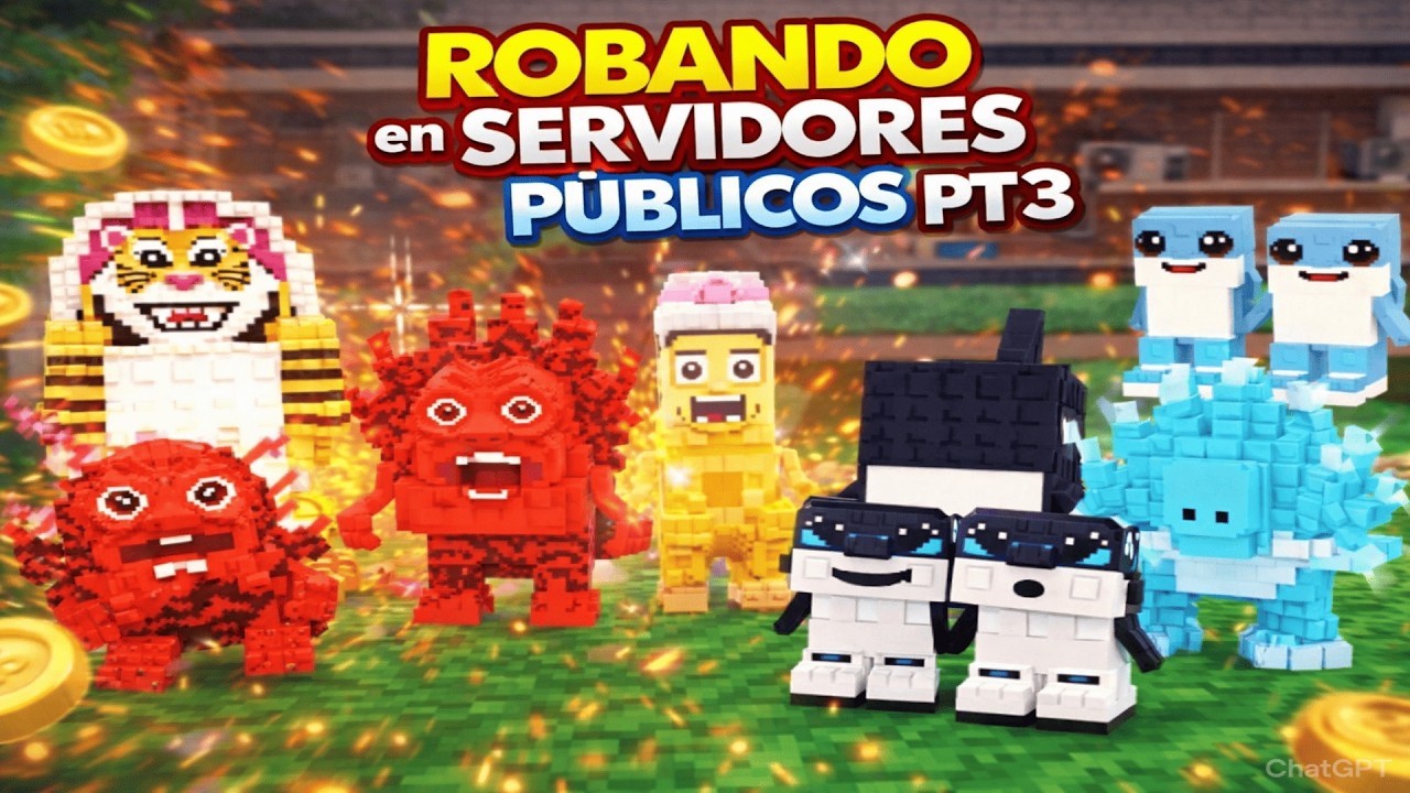 Robando brainrots en servidores publicos #3  - Roblox steal a brainrot