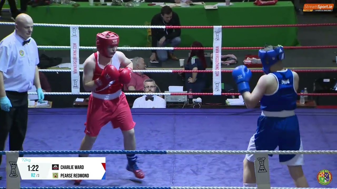 2024 National BG2 Championship:  72kg Charlie Ward (Gateway) v Pearse Redmond (Na Fianna)