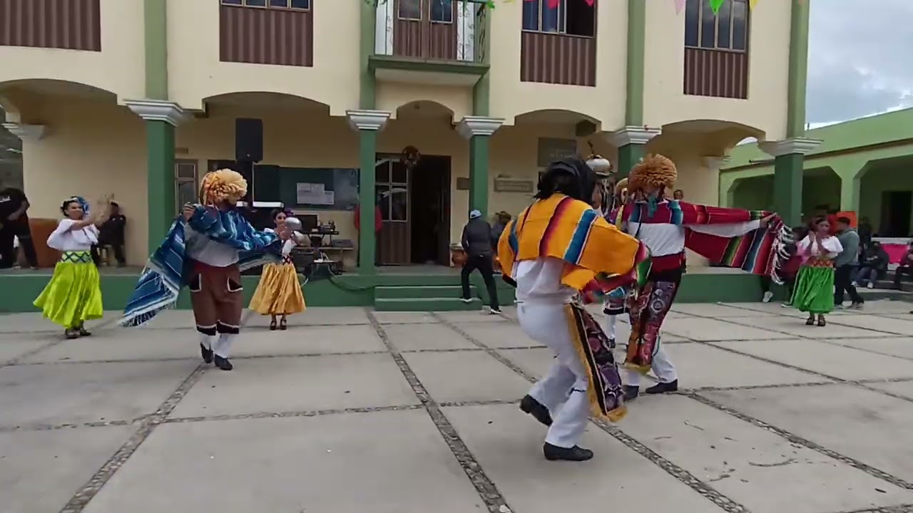 Ballet Folklorico Calpulli Presente en la Feria Patronal de San Vicente NuÑo Oxaca 