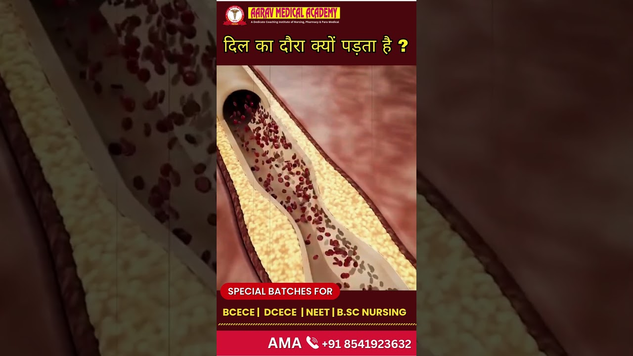 दिल का दौरा क्यों पड़ता है ? 