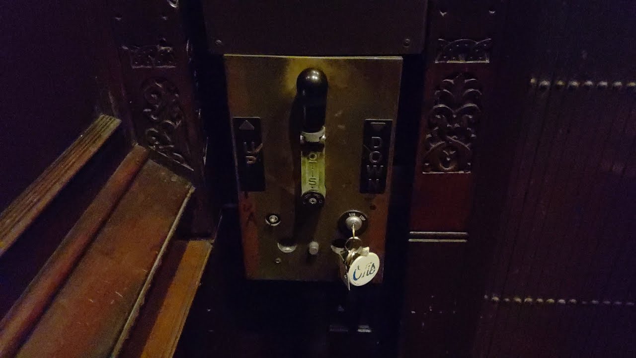 OLDEST LIFT IN FLORIDA: MANUALLY CONTROLLED 1891 Otis Elevator at Henry B. Plant Hall, Tampa, FL
