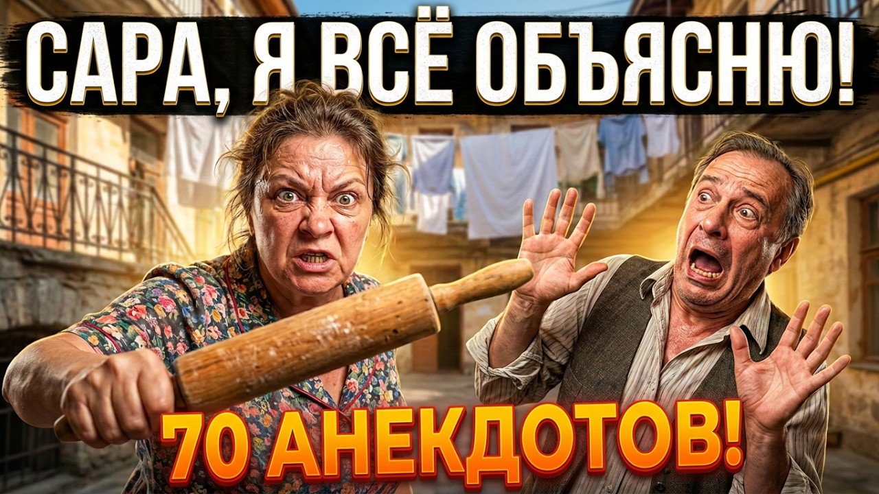 70 лучших анекдотов из Одессы! Сборник анекдотов про женщин и мужчин!