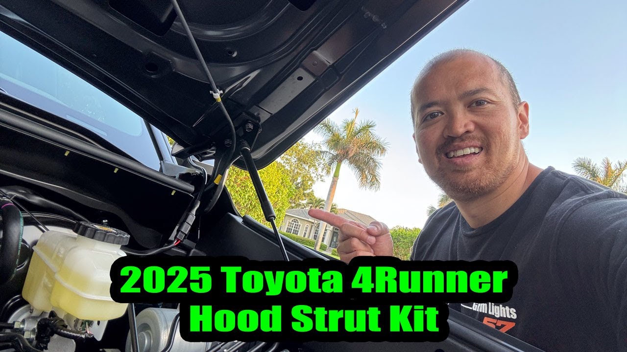 2025 Toyota 4Runner Hood Strut Installation