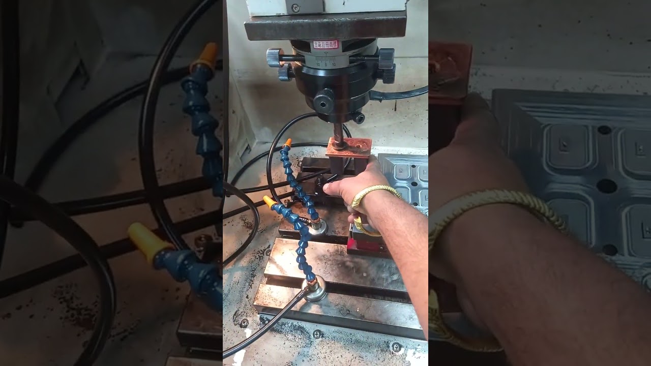 Cnc Edm machine job centerlize