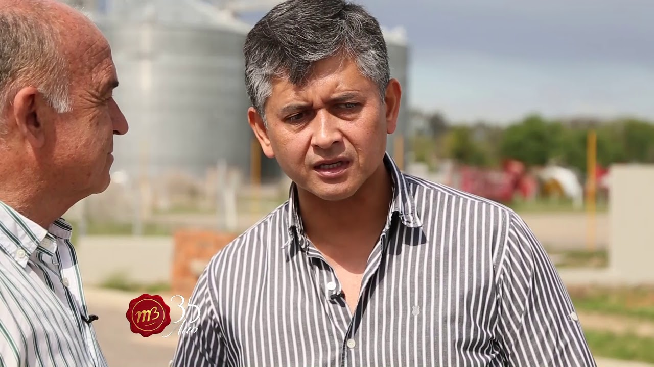 Diego Vargas   Presidente Comuna de PILAR   Obras de acceso al complejo de la Cooperativa G. Lehmann