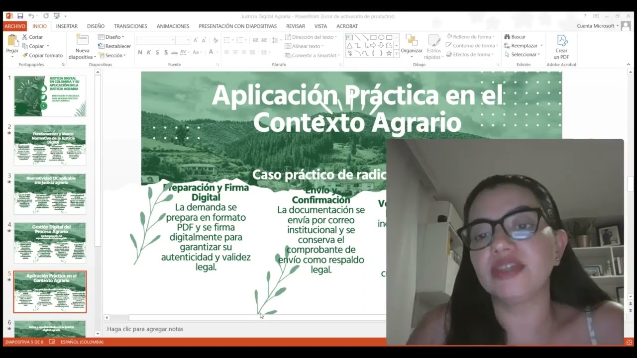 Justicia Digital en Colombia y su aplicación en la jurisdición Agraria