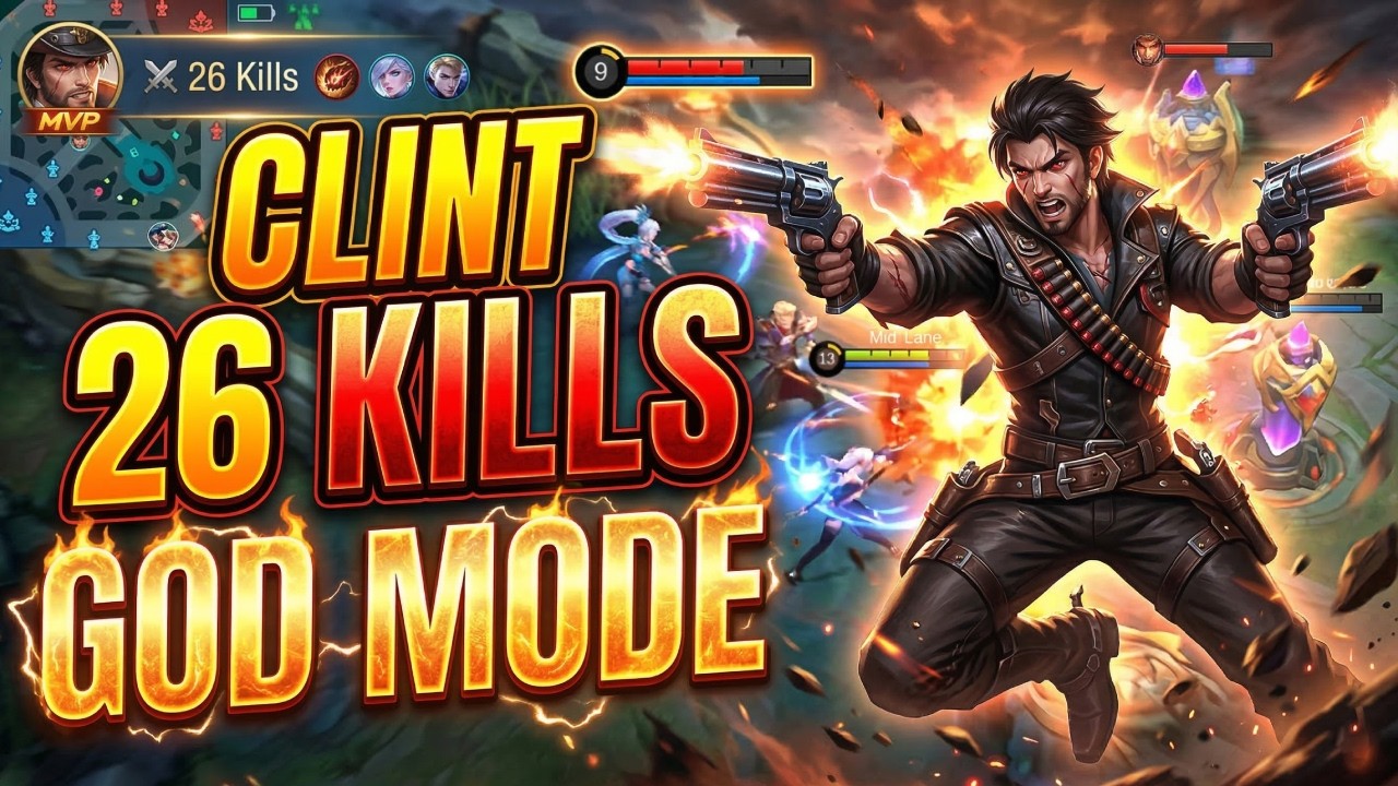 26-0 UNSTOPPABLE! | CLINT IS A BEAST! 🤠 Solo Rank (Elite to Mythic #1) MLBB | Mobile Legends