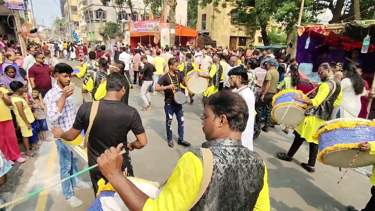 Nabadwip rash 2025 krishna dhol tasha 💯❗🔱