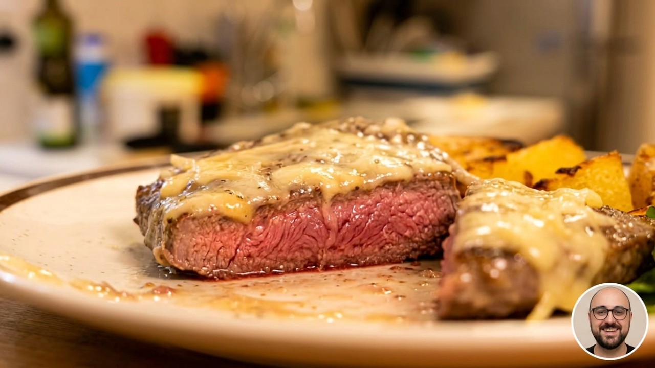 FILÉ DE ALCATRA AO MOLHO DE CONHAQUE NA FRIGIDEIRA 🥩 FÁCIL DE FAZER, UMA DELÍCIA!