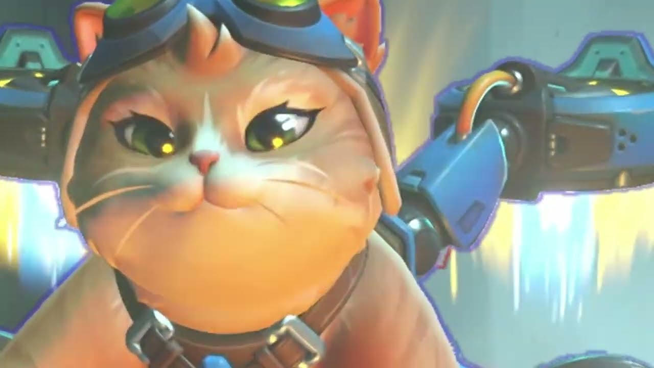 That time Overwatch was terrorized by an airborne feline