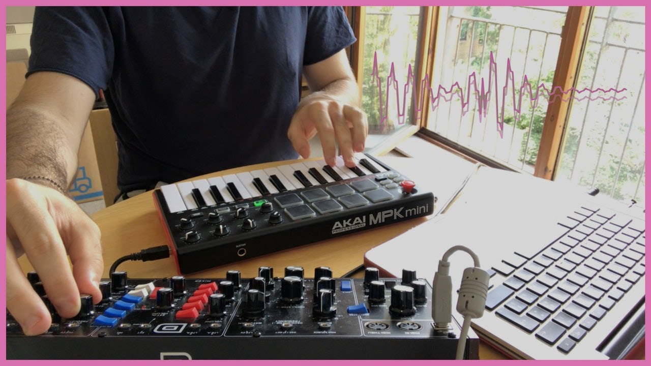 I made a WHOLE song using only a Behringer Model D synth
