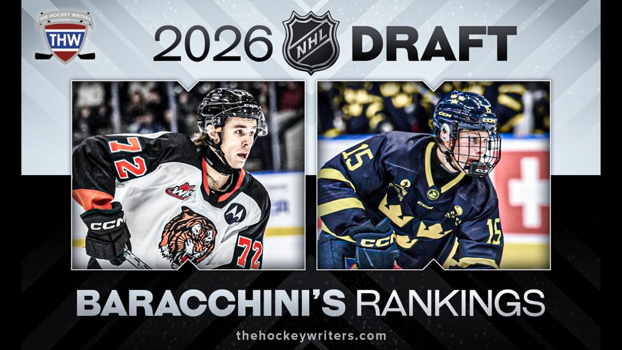 2026 NHL Draft Rankings - Baracchini's March Top 10, Risers, Fallers & More | THW Prospect Corner