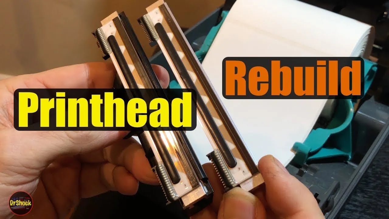 Zebra GK420t / GK430t / GX420t / GX430t Thermal Transfer Label Printer ~ Printhead Replacement