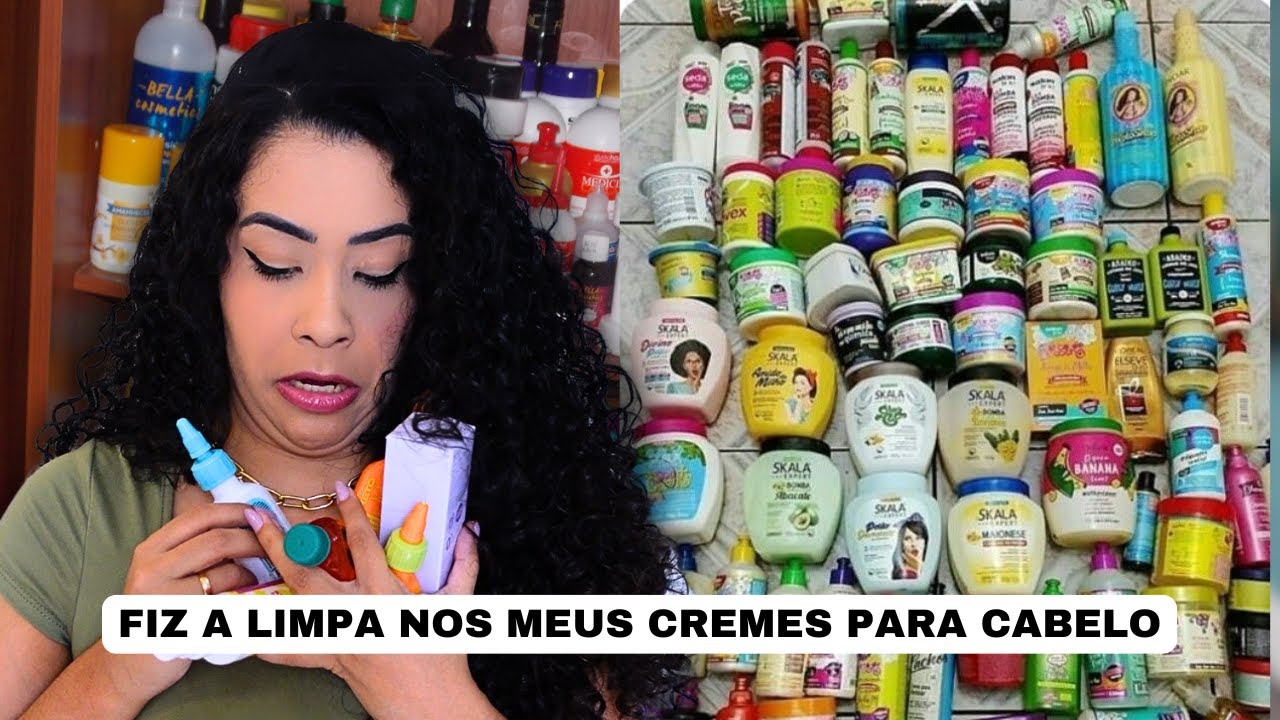 TOUR PELOS MEUS PRODUTOS DE CABELO CACHEADO 2025